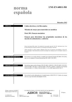 AENOR UNE-EN 60811-501