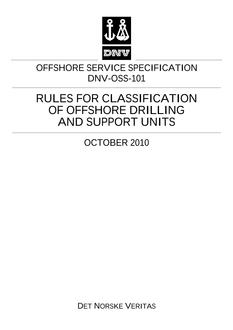 DNV DNV-OSS-101