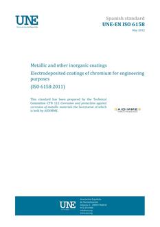AENOR UNE-EN ISO 6158