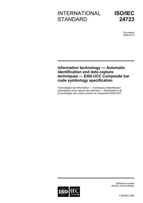 ISO/IEC 24723:2006