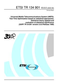ETSI TR 134 901