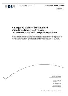 DANSK DS/EN ISO 2812-5