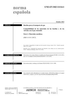 AENOR UNE-EN ISO 11114-1