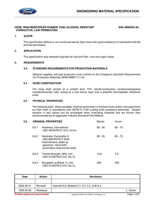 FORD WSL-M96D33-A5