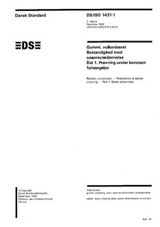 DANSK DS/ISO 1431-1