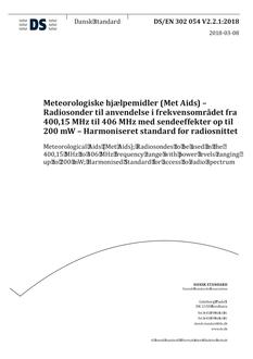 DANSK DS/EN 302 054 V2.2.1