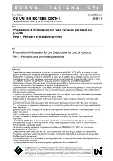 CEI UNI EN IEC/IEEE 82079-1