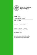 CFR 43CFR 1-999