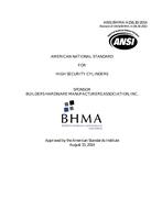 BHMA A156.30-2014