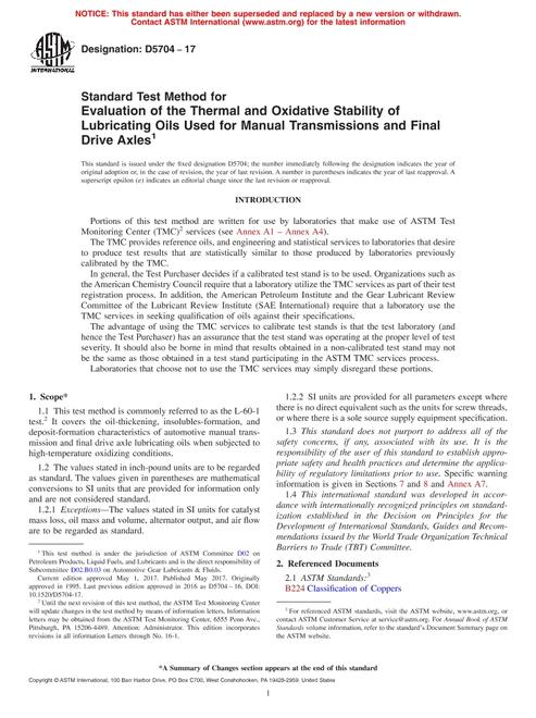 ASTM D5704-17