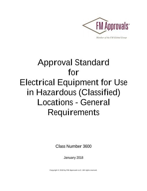 FM Approvals 3600