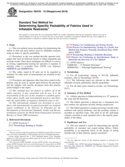 ASTM D6478-10(2019)