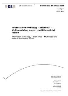 DANSK DS/ISO/IEC TR 24722