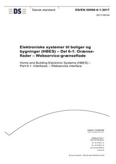 DANSK DS/EN 50090-6-1
