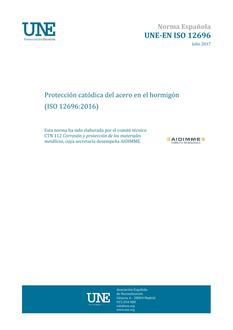 AENOR UNE-EN ISO 12696