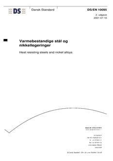 DANSK DS/EN 10095