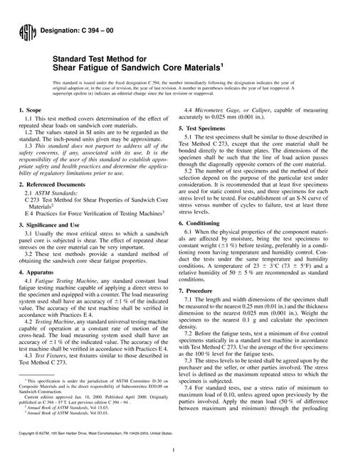 ASTM C394-00