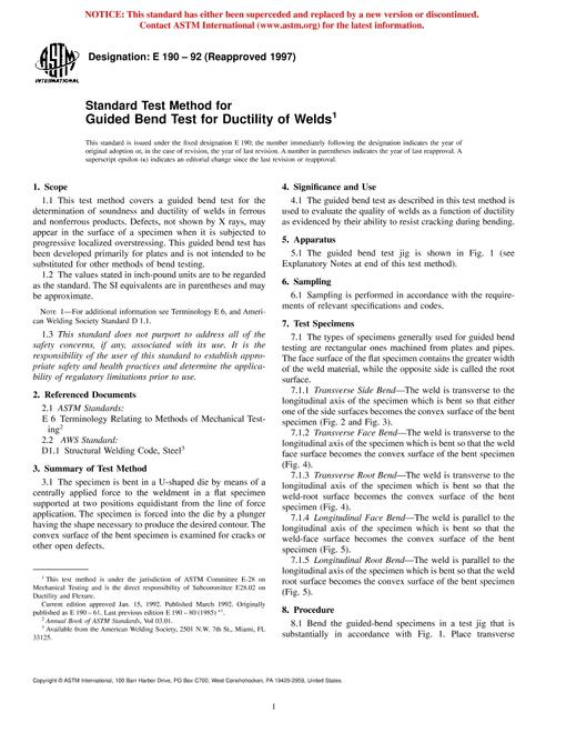 ASTM E190-92(1997)