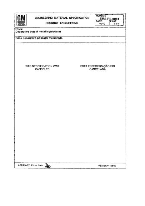 GMSA EMS.PE.0051
