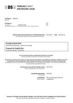 DANSK DSF/ISO/DIS 11610
