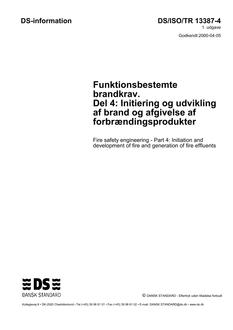 DANSK DS/ISO/TR 13387-4