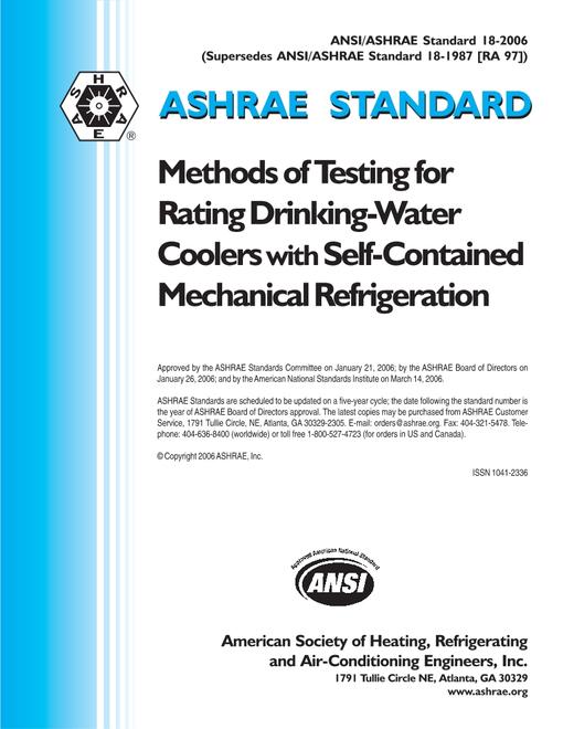 ASHRAE 18-2006