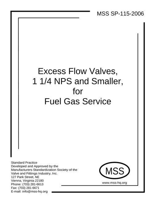 MSS SP-115-2006