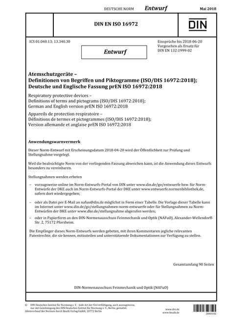DIN EN ISO 16972 - DRAFT