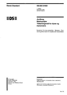 DANSK DS/ISO 8169