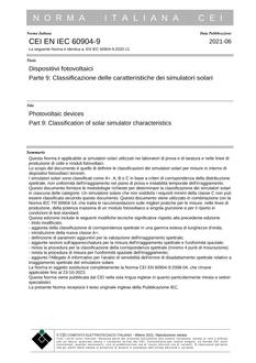 CEI EN IEC 60904-9
