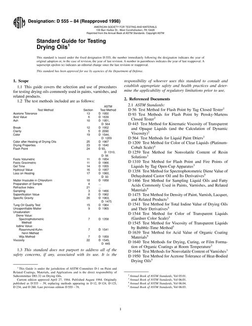 ASTM D555-84(1998)