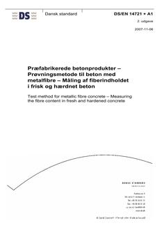 DANSK DS/EN 14721 + A1