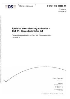 DANSK DS/EN ISO 80000-11