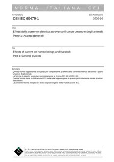 CEI IEC 60479-1