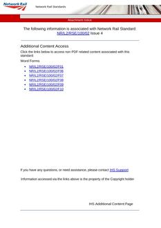 NR NR/L2/RSE/100/02 ISSUE 4