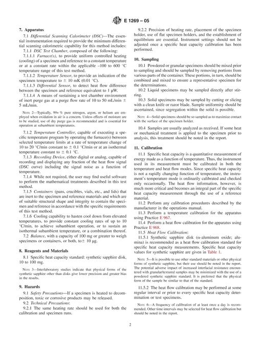 ASTM E1269-05