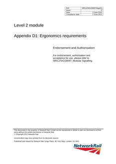 NR NR/L2/SIG/30097/APPD1 ISSUE 2