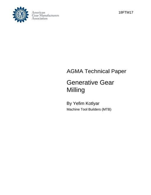 AGMA 18FTM17