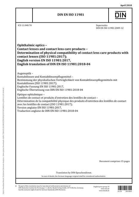 DIN EN ISO 11981