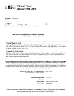 DANSK DSF/IEC 60331-1 ED2