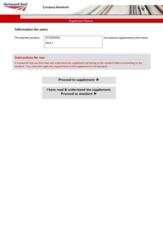 NR RT/CE/S/016 ISSUE 1