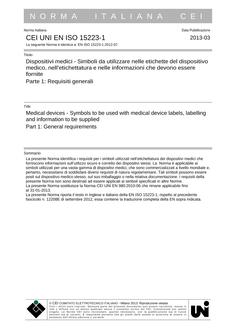 CEI UNI EN ISO 15223-1