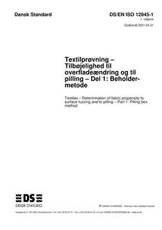 DANSK DS/EN ISO 12945-1