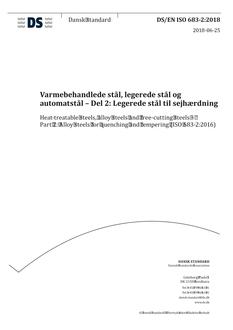 DANSK DS/EN ISO 683-2