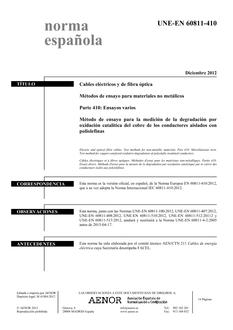 AENOR UNE-EN 60811-410
