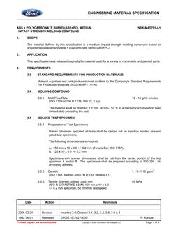 FORD WSK-M4D791-A1