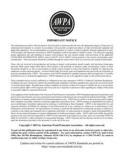 AWPA M25-23