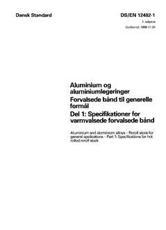 DANSK DS/EN 12482-1