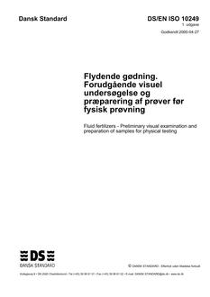 DANSK DS/EN ISO 10249