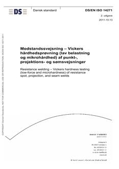 DANSK DS/EN ISO 14271